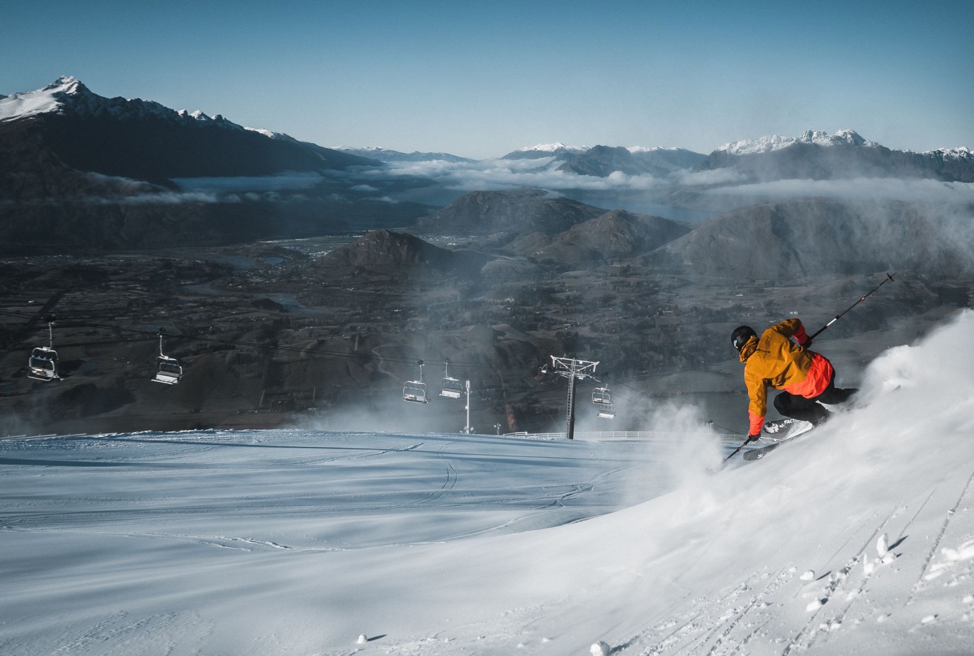 Skiing and snowboarding put significant stress on various parts of the body Image NZSki