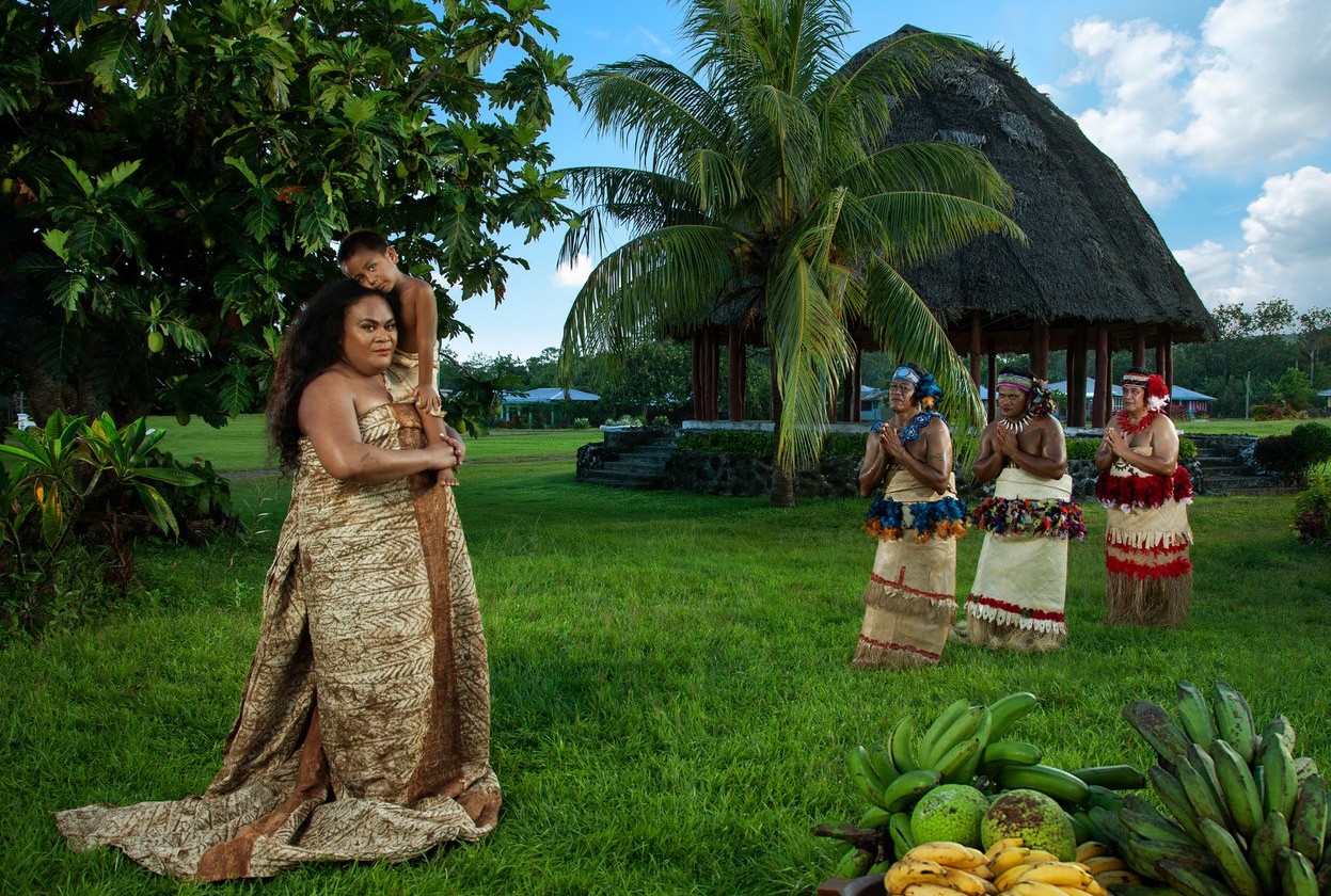 Yuki Kihara Si ou Alofa Maria Hail Mary after Gauguin 2020